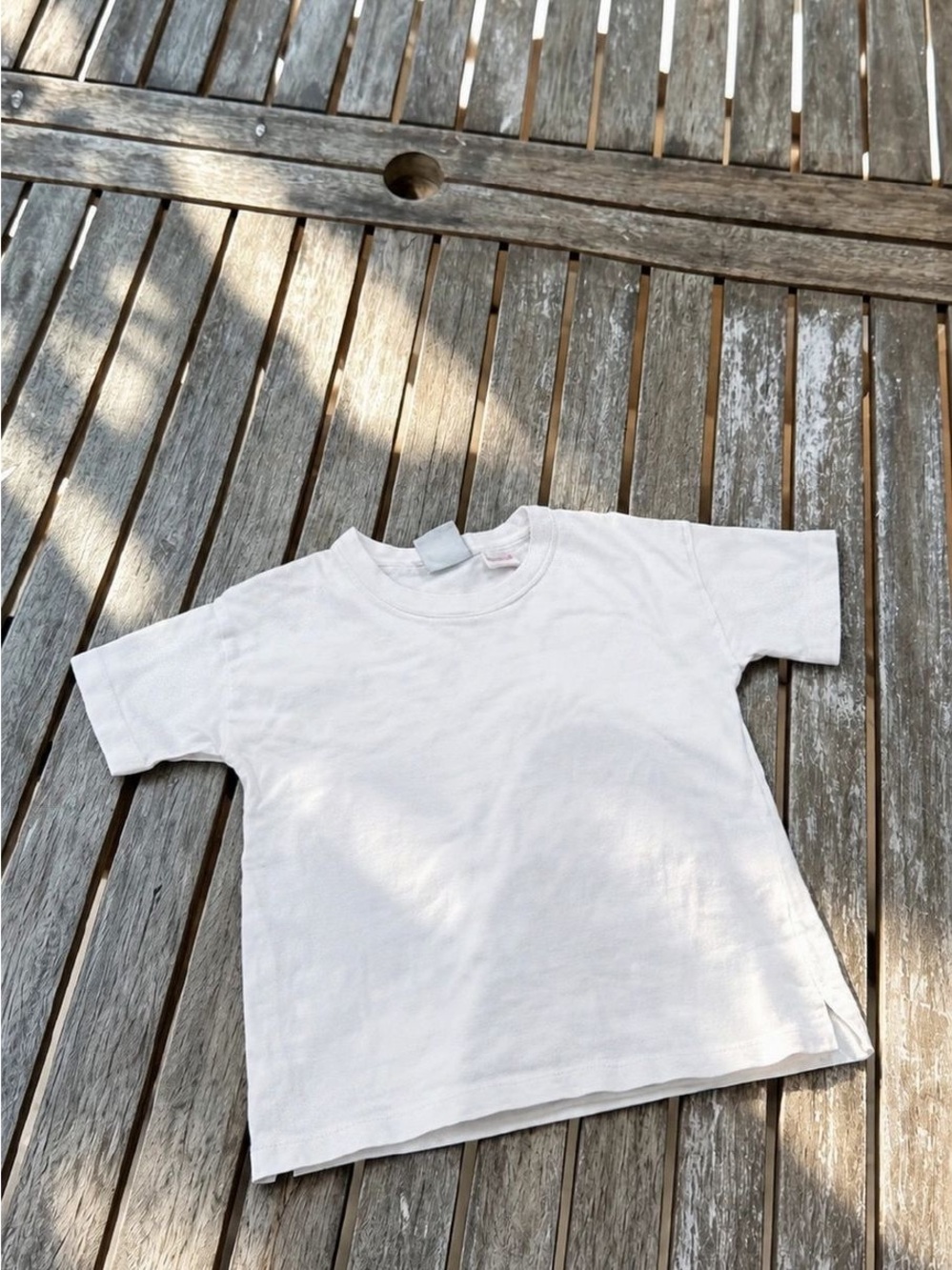 Zara White Short-Sleeve Kids Tee